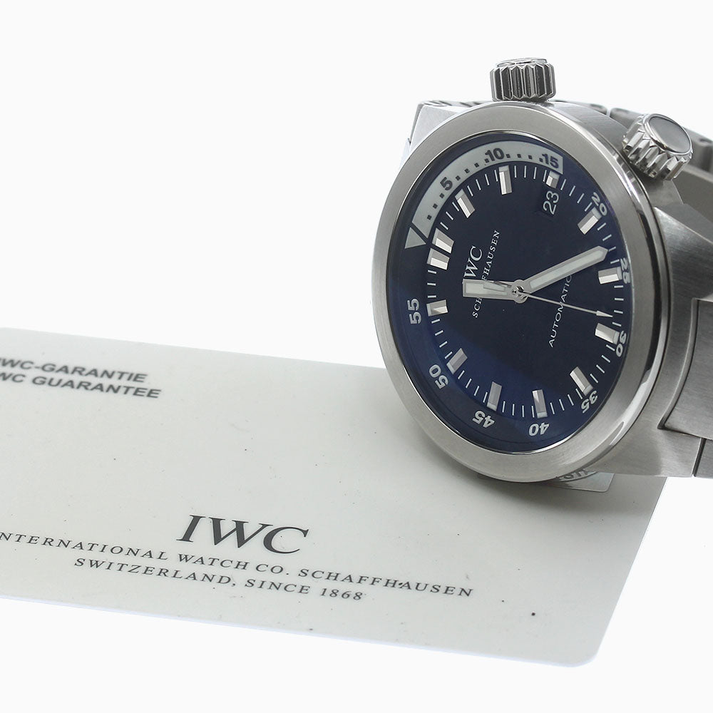 IWC Aqua timer IW354807 Date Black Dial Automatic Men's Watch_833853