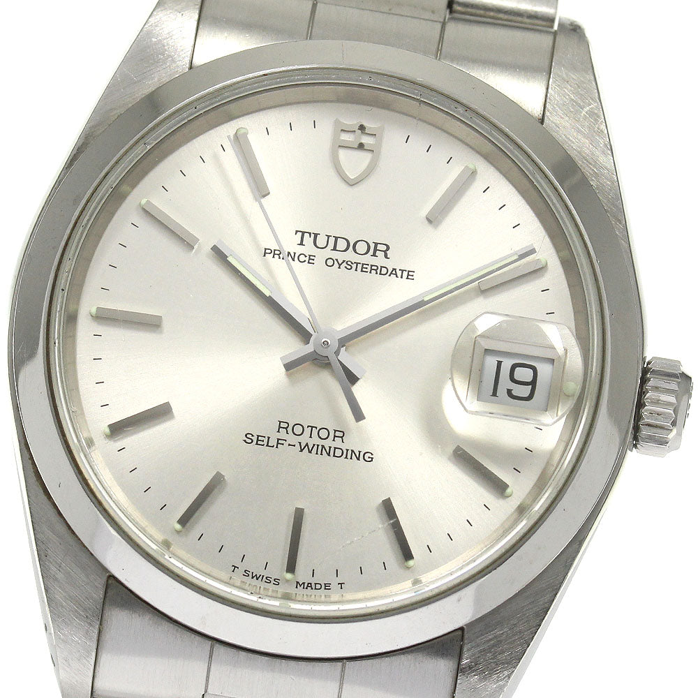 TUDOR Prince Oyster Date 74000N Cal.2824-2 Silver Dial Automatic Boy's_833875