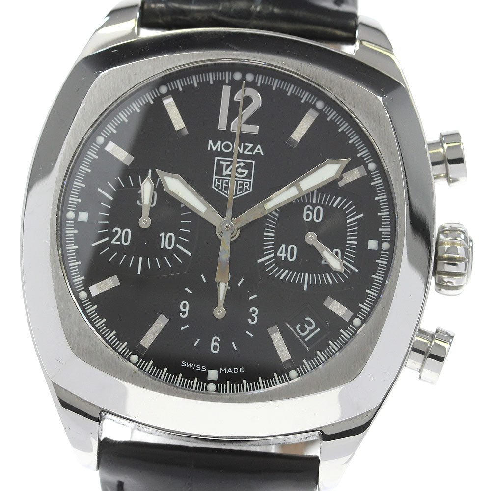 TAG HEUER Monza CR2113-0 Chronograph black Dial Automatic Men's Watch_833883