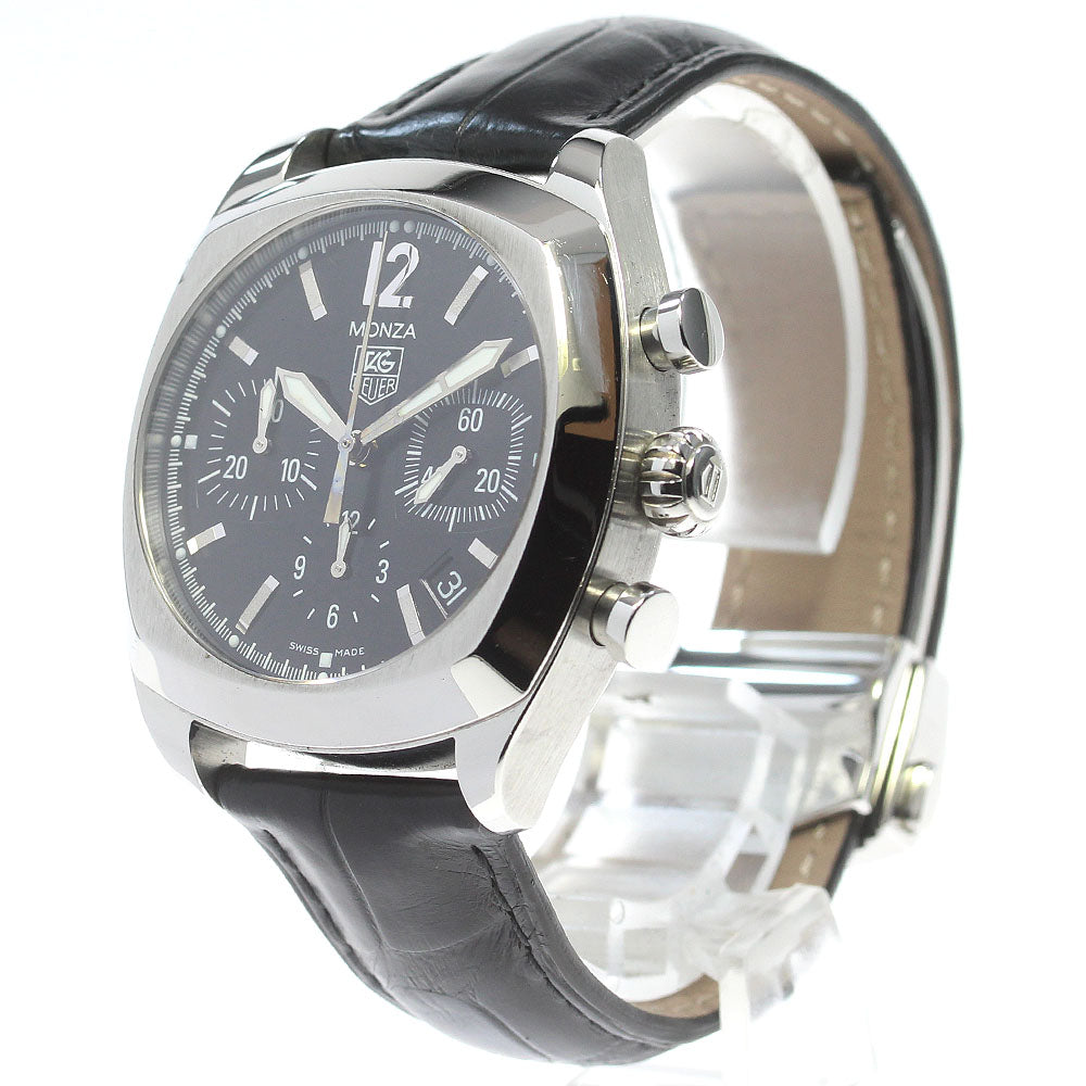TAG HEUER Monza CR2113-0 Chronograph black Dial Automatic Men's Watch_833883