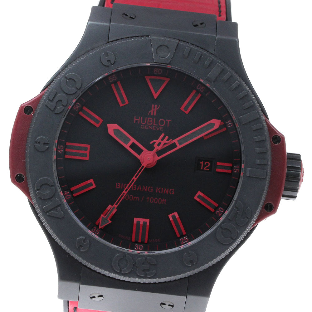 HUBLOT Big Bang King All Black Red 322.CI.1130.GR.ABR10 Limited to 500 pieces black Dial Automatic Men's Watch_833890