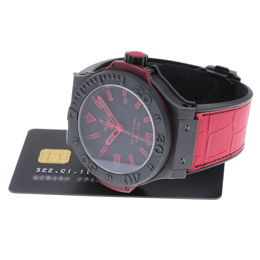 HUBLOT Big Bang King All Black Red 322.CI.1130.GR.ABR10 Limited to 500 pieces black Dial Automatic Men's Watch_833890