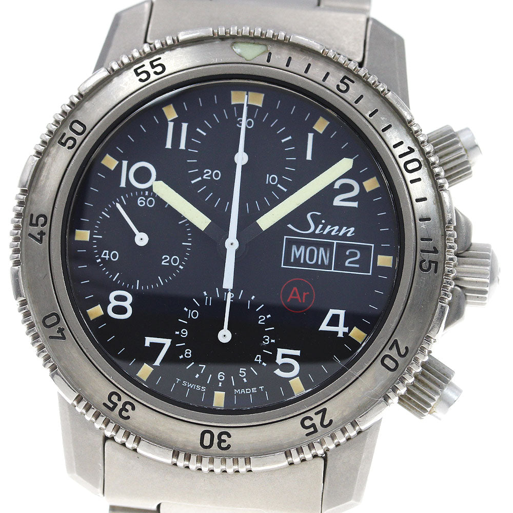 Sinn Diving watch 203 Day-Date Chronograph black Dial Automatic Men's_833897
