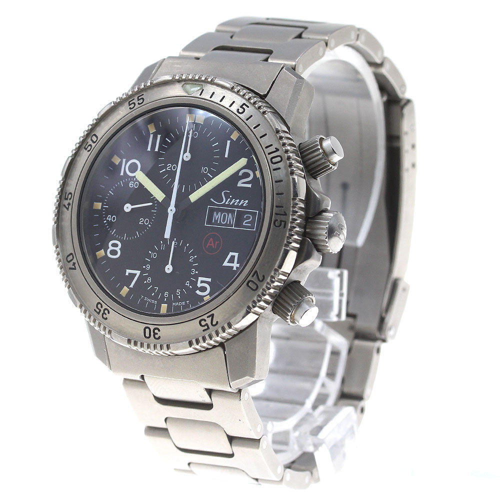 Sinn Diving watch 203 Day-Date Chronograph black Dial Automatic Men's_833897