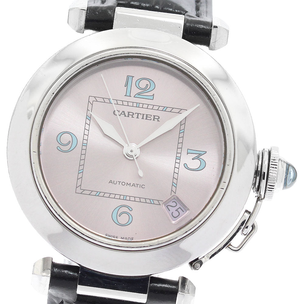 CARTIER Pasha C 2005 Christmas Limited Edition W3108199 Date pink Dial Automatic Boy's Watch_833992