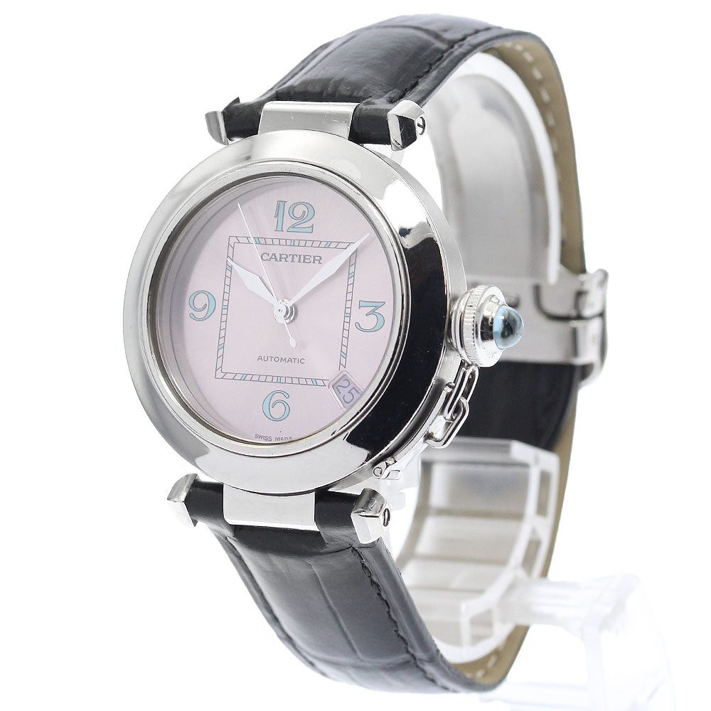 CARTIER Pasha C 2005 Christmas Limited Edition W3108199 Date pink Dial Automatic Boy's Watch_833992