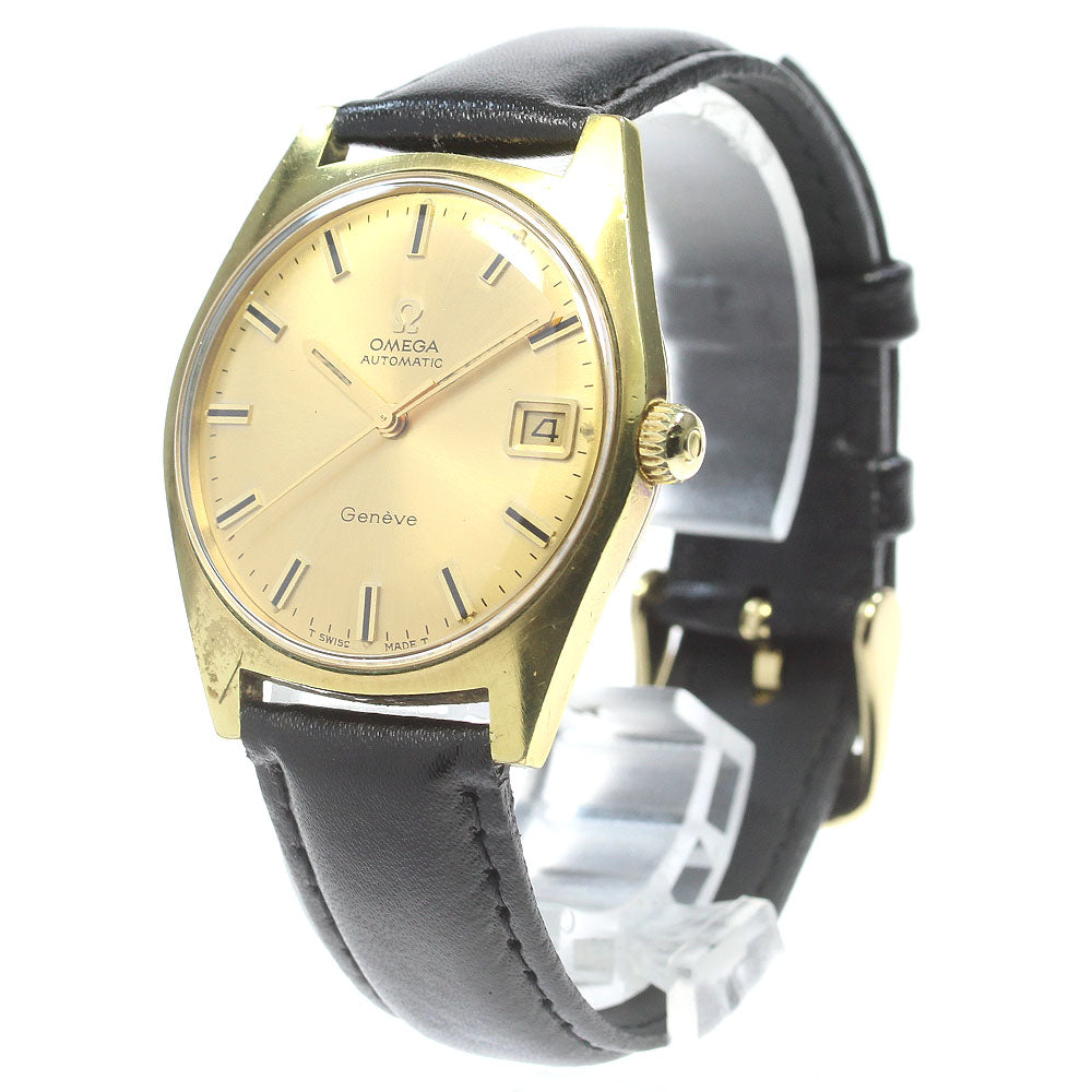 OMEGA Geneve 166.041 Date Cal.565 Gold Dial Automatic Men's Watch_833997