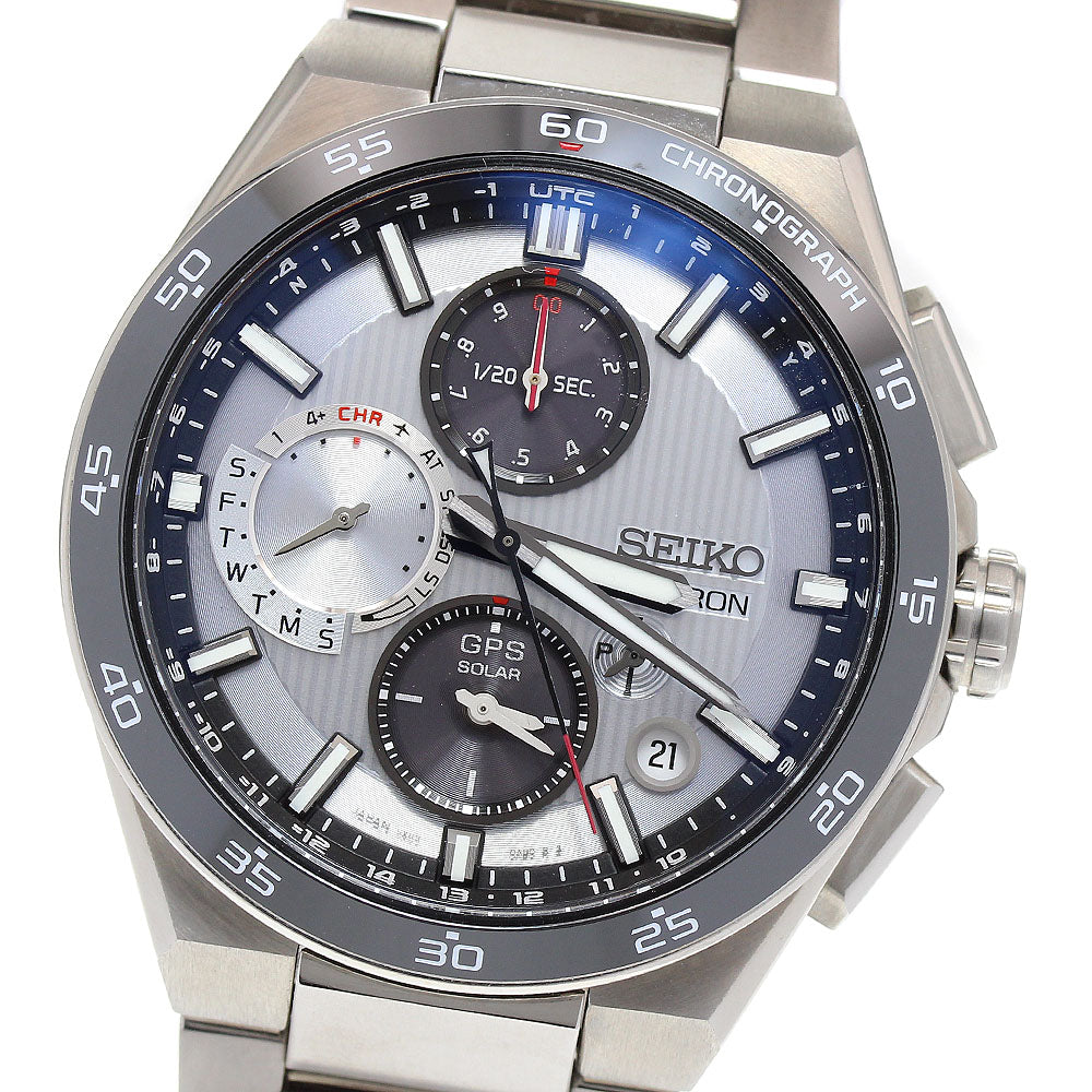 SEIKO Astron SBXC153/5X83-0AA0 GPS Solar Powered Radio Men's Watch_834039