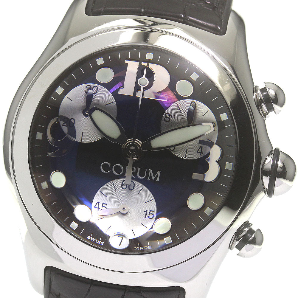 CORUM bubble 396.250.20 Chronograph black Dial Quartz Men's Watch_834049