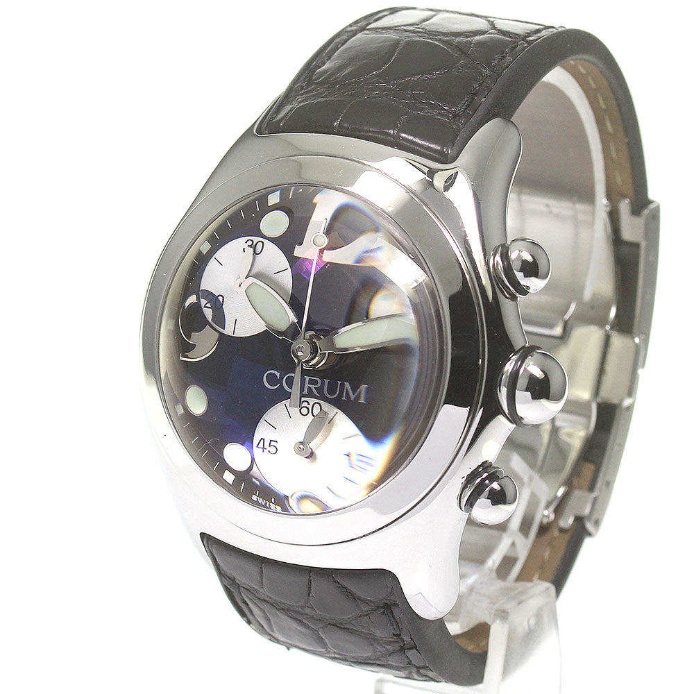 CORUM bubble 396.250.20 Chronograph black Dial Quartz Men's Watch_834049