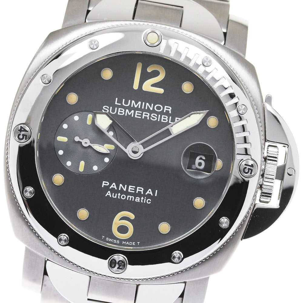 PANERAI Luminor Submersible PAM00170 Gray Dial Automatic Men's Watch_834079