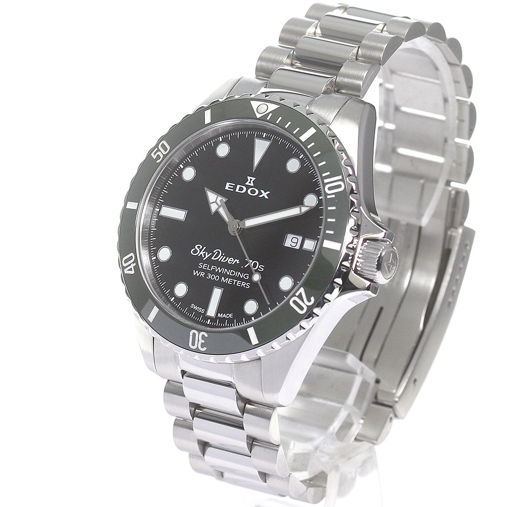 EDOX Skydiver 70s 80115-3VM-NN Date black Dial Automatic Men's Watch_834107