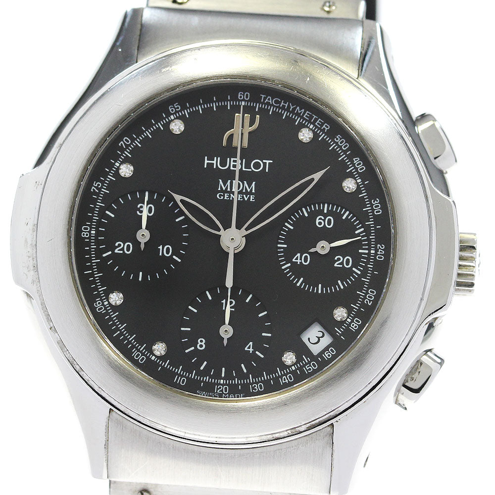 HUBLOT MDM elegant 1810.1 Chronograph 8P diamond Automatic Men's Watch_834215