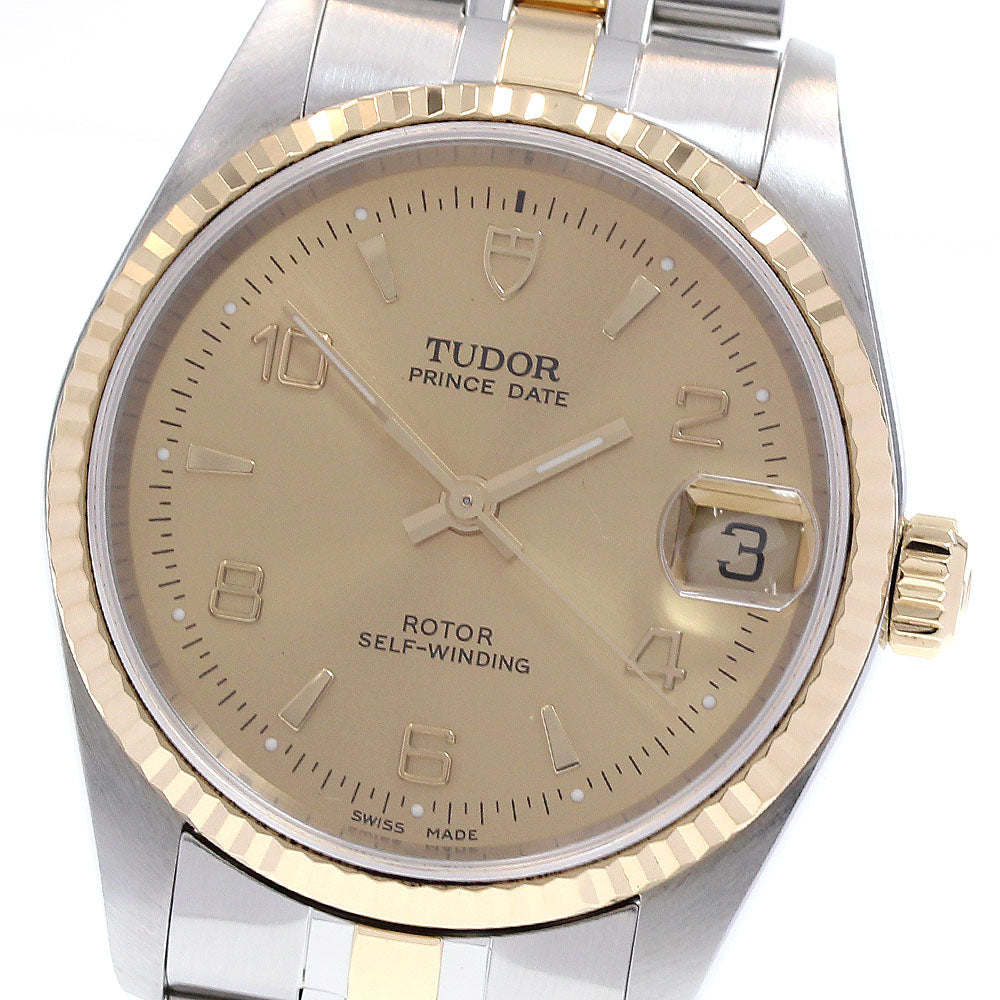 TUDOR Prince Date 72033 YG 2 tone cal.2824-2 Automatic Boy's Watch_834352