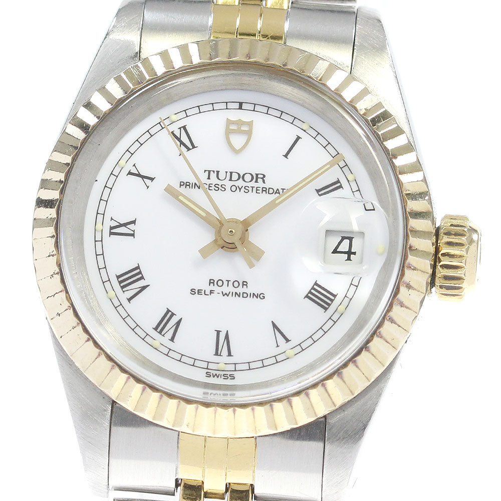 TUDOR Princess Oyster Date 92413N YG bezel cal.2671 AT Ladies Watch_834357