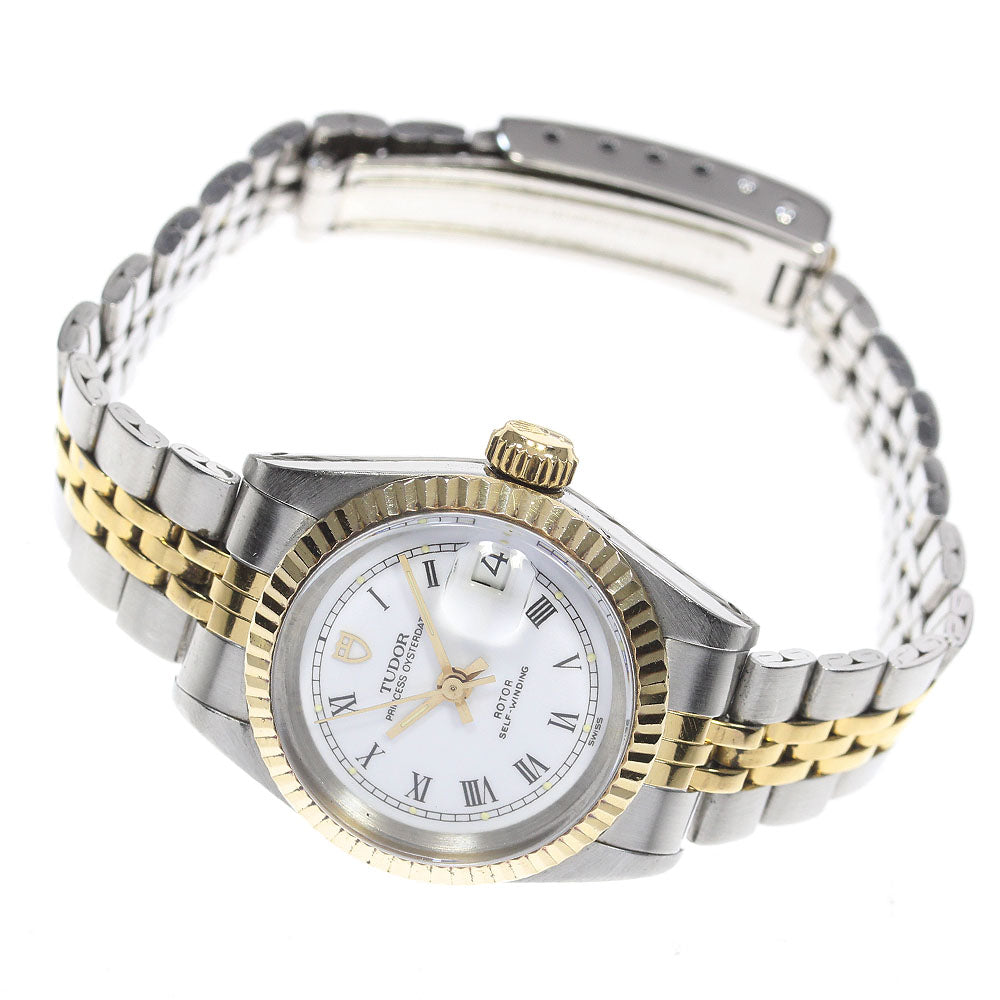 TUDOR Princess Oyster Date 92413N YG bezel cal.2671 AT Ladies Watch_834357