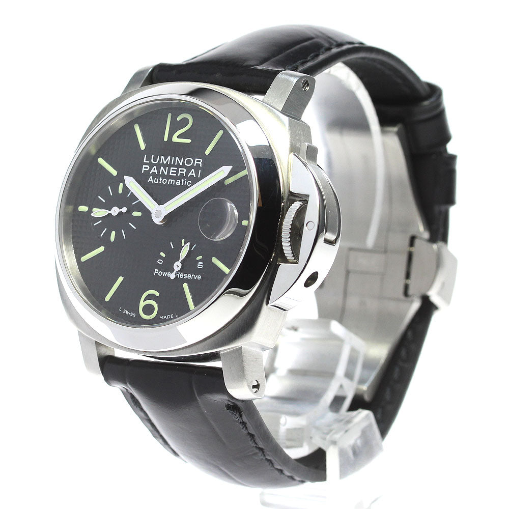 PANERAI Luminor PAM00241 Power reserve Black Dial Automatic Men's Watch_834368