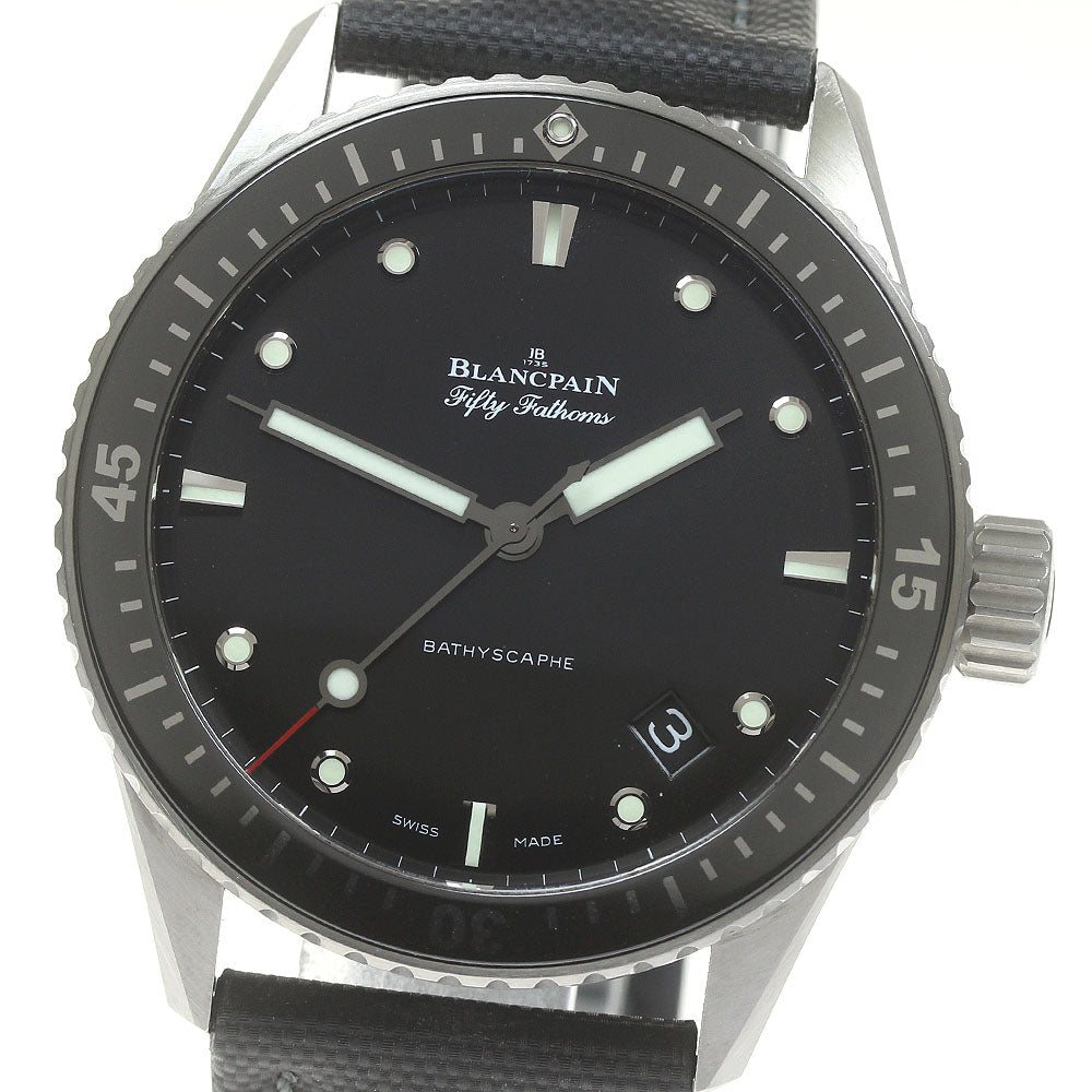 Blancpain Fifty Fathoms Bachiscarf 5000-1230-B52A black Dial AT Men's_834369