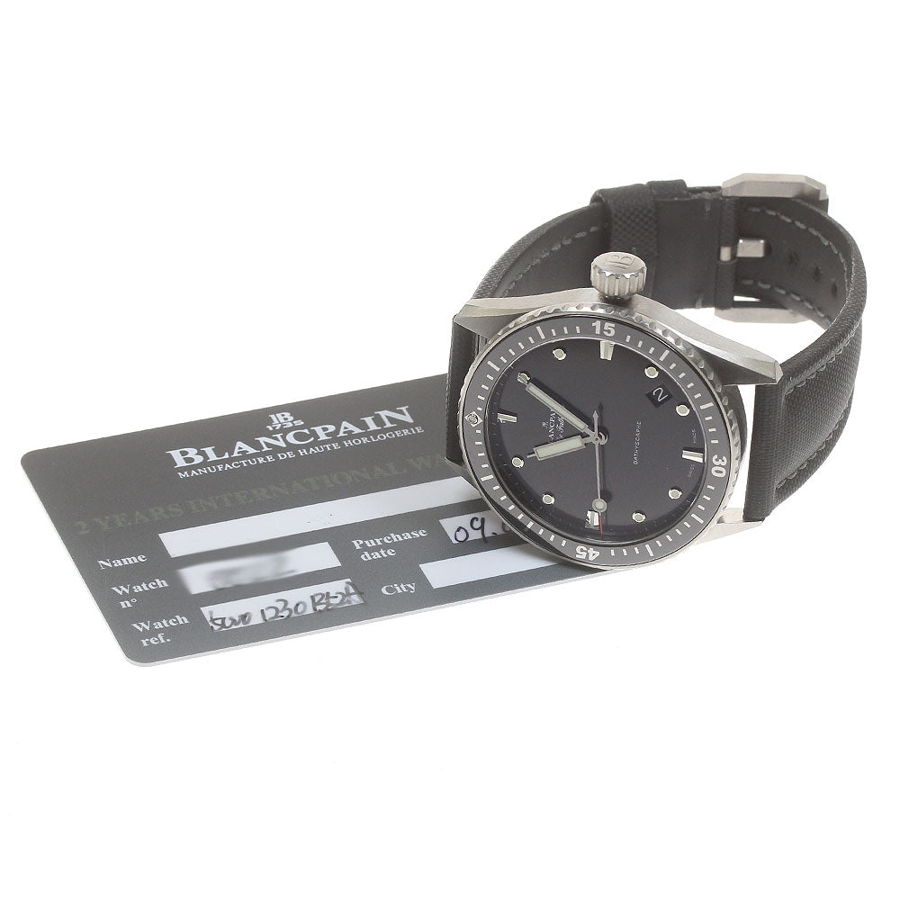 Blancpain Fifty Fathoms Bachiscarf 5000-1230-B52A black Dial AT Men's_834369