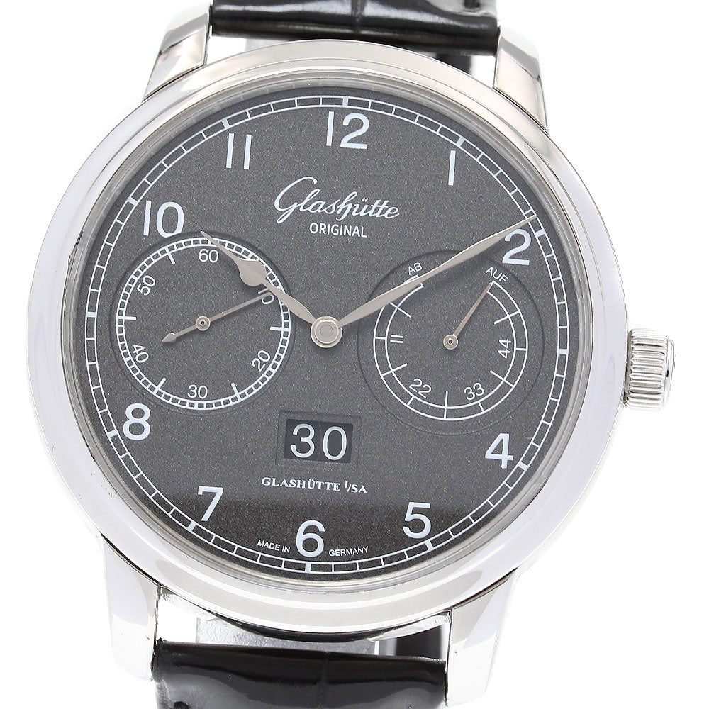 GLASHUTTE ORIGINAL Senator Observer 100-14-02-02-04 Power reserve gray Dial Automatic Men's Watch_834370