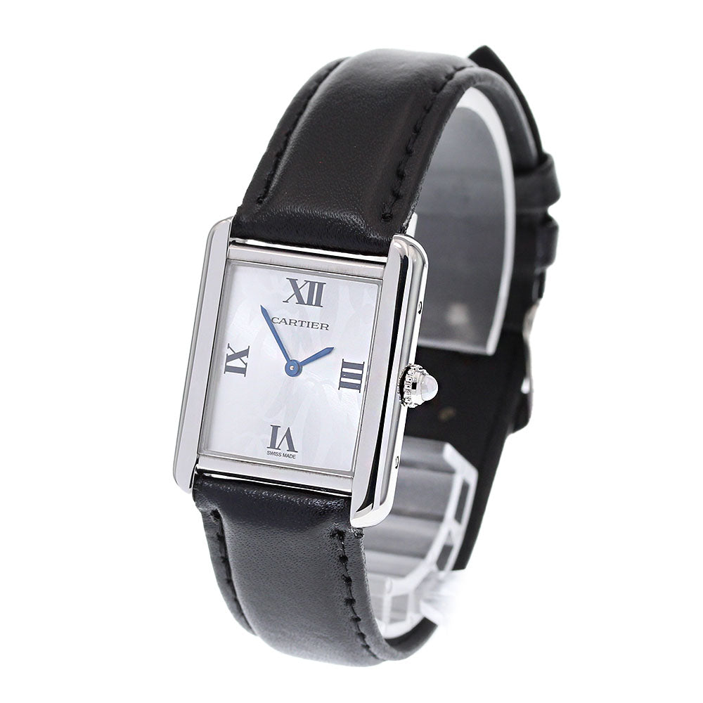 CARTIER Tank solo SM W1019555 Christmas Limited Silver Dial Quartz Ladies_834382