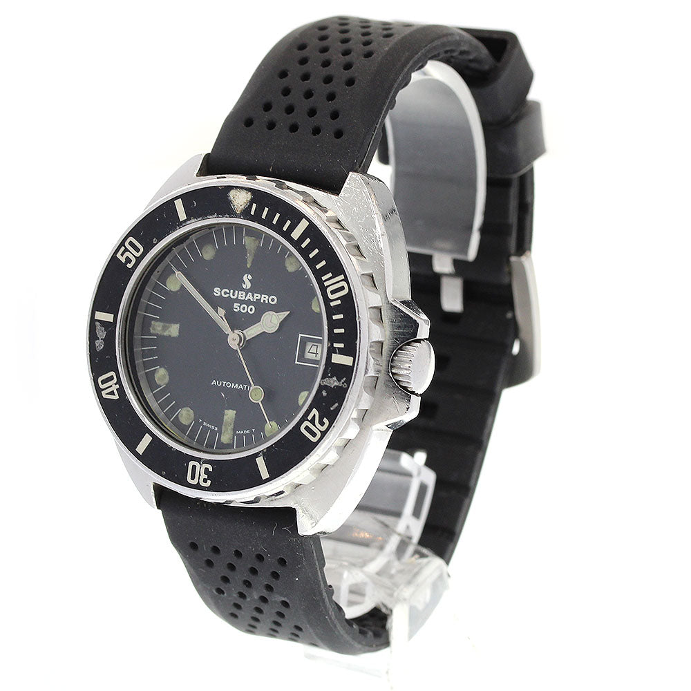 SCUBAPRO 67155 Date black Dial Automatic Men's Watch_834384