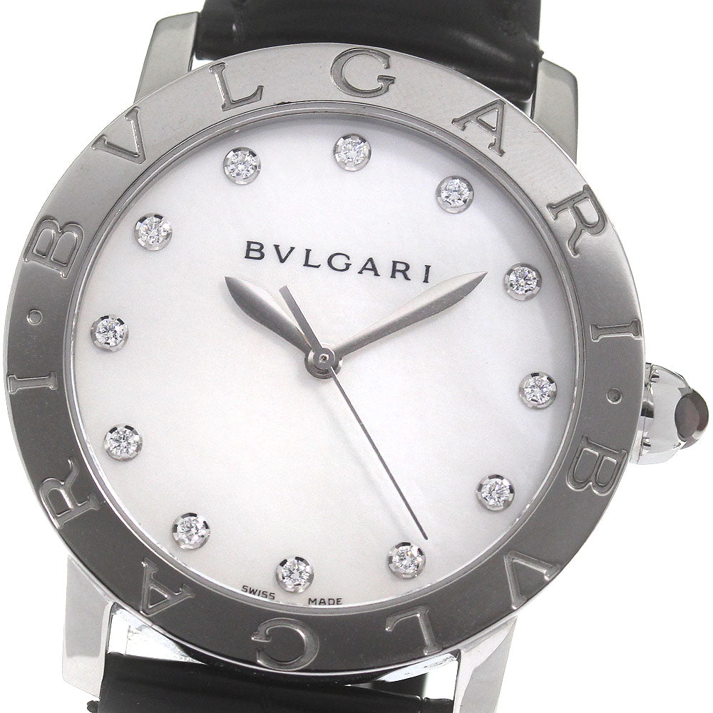 BVLGARI BVLGARIBVLGARI BBL37S 12P diamond White shell Dial Automatic Boy's Watch_834416