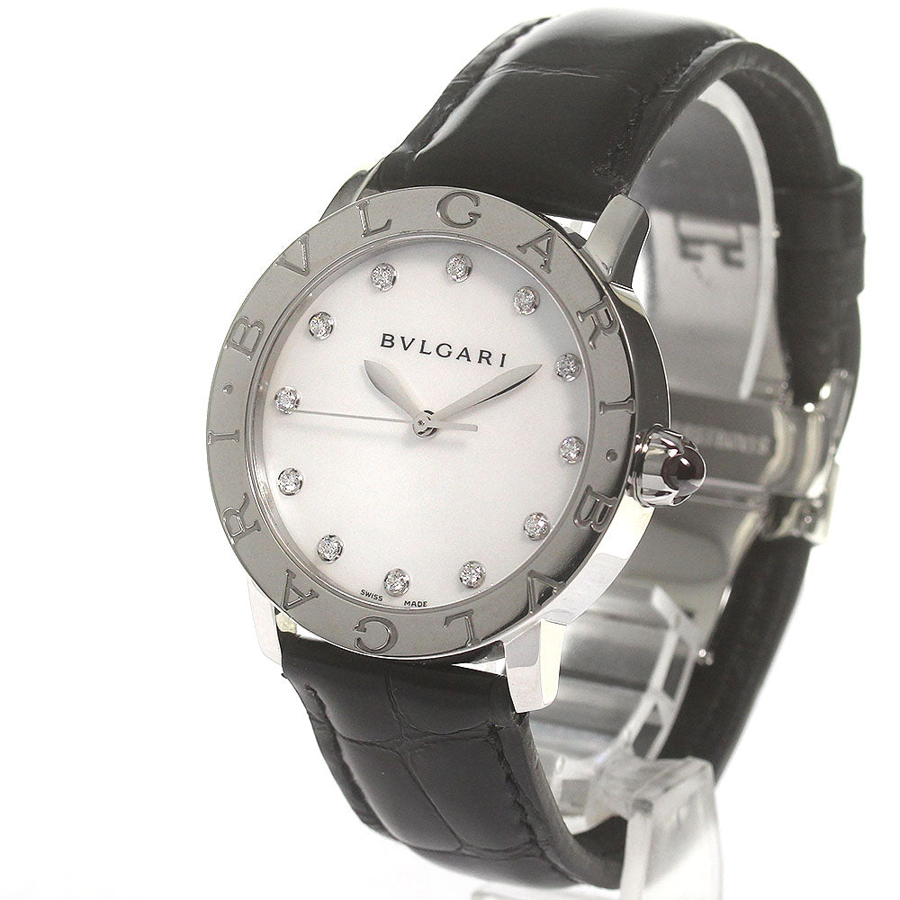 BVLGARI BVLGARIBVLGARI BBL37S 12P diamond White shell Dial Automatic Boy's Watch_834416