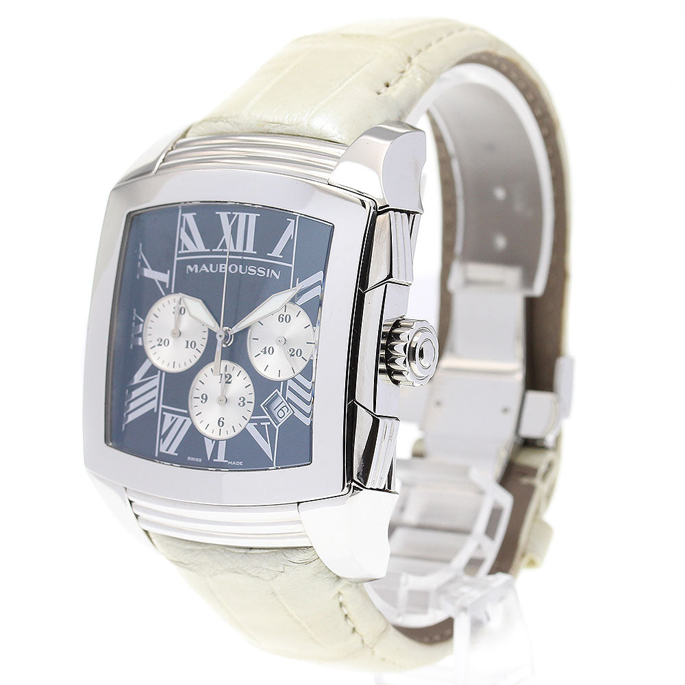 MAUBOUSSIN R.529 Chronograph Date black Dial Automatic Men's Watch_834417