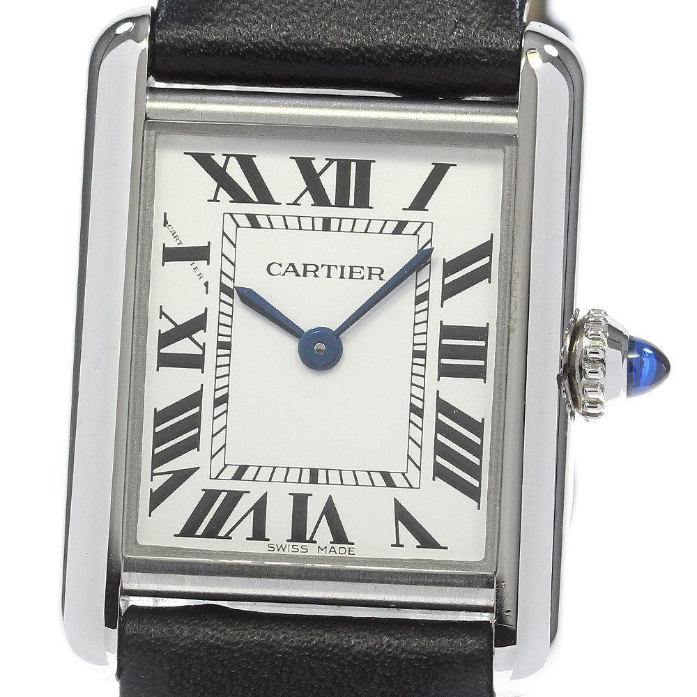 CARTIER tank mast SM WSTA0042 Silver Dial Quartz Ladies Watch_834421
