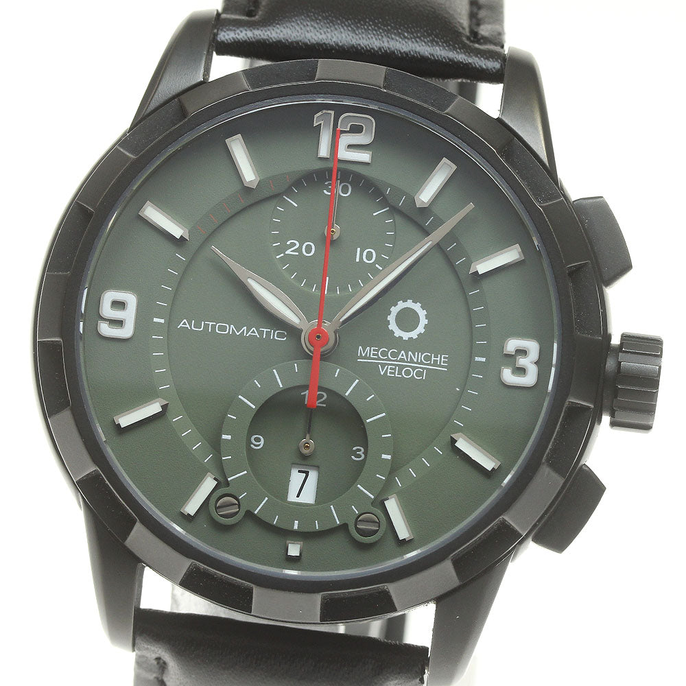 MECCANICHE VELOCI Chronograph Date Khaki Dial Automatic Men's Watch_834423