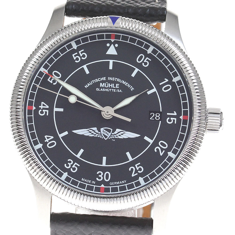 Muhle Glashutte Aerosport Limited Edition M1-37-34-401 Date black Dial Automatic Men's Watch_834427