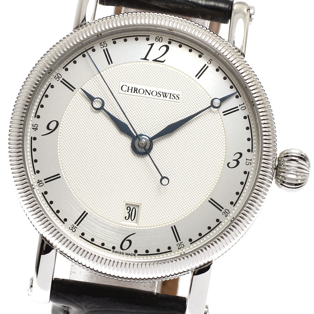 Chronoswiss Sirius CH2843 Date Silver Dial Automatic Men's Watch_834430