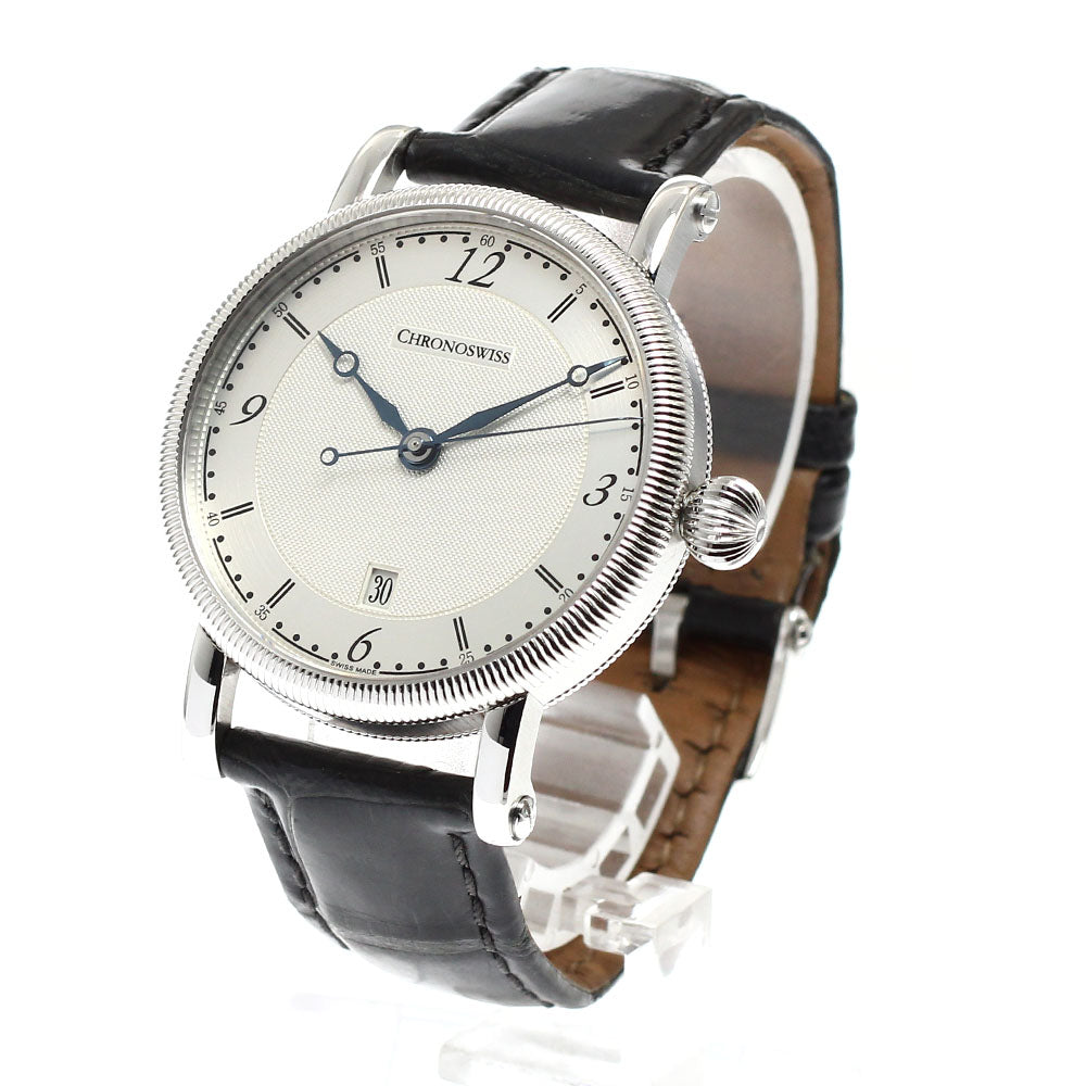 Chronoswiss Sirius CH2843 Date Silver Dial Automatic Men's Watch_834430