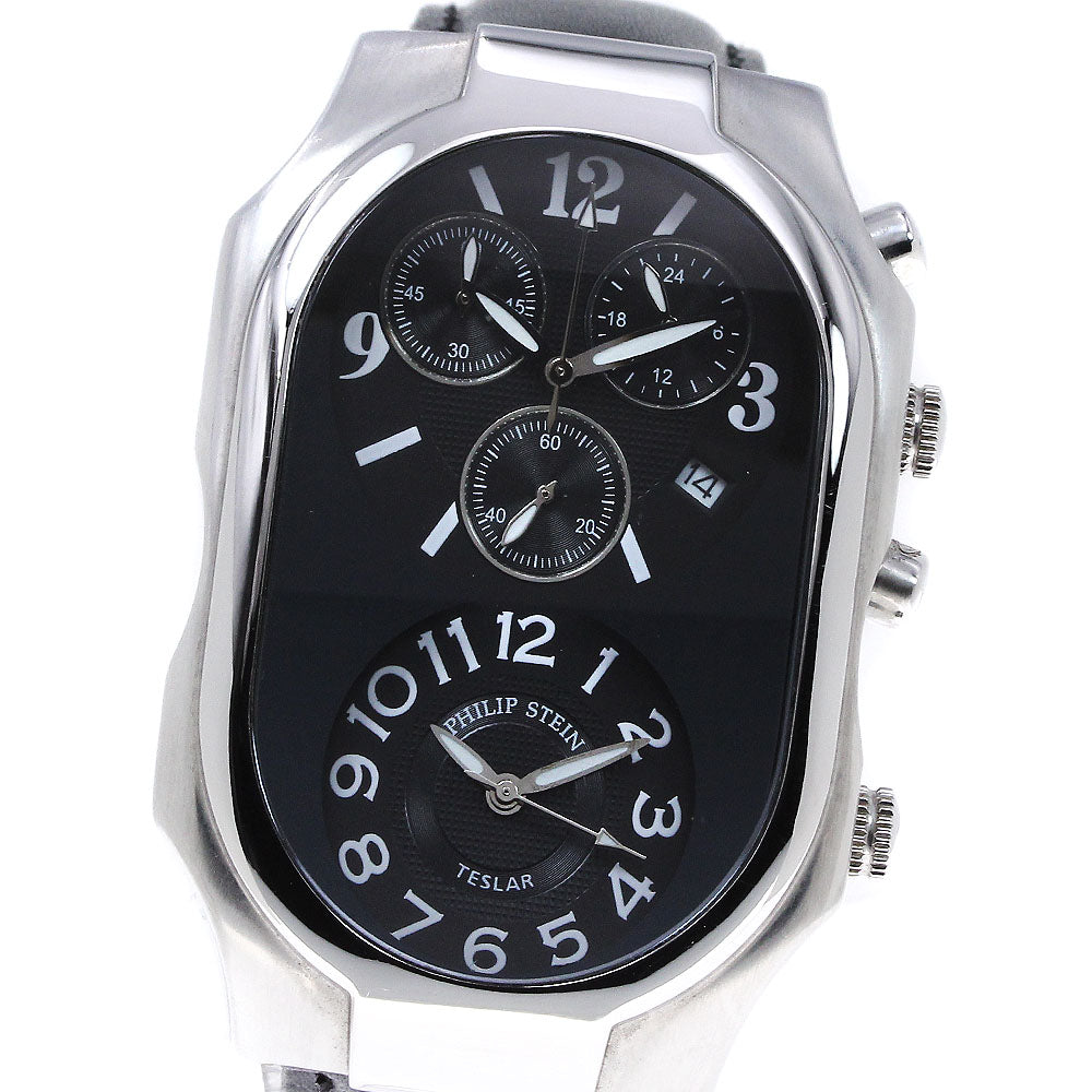 Philip Stein Tesla Dual time black Dial Quartz Men's Watch_834432