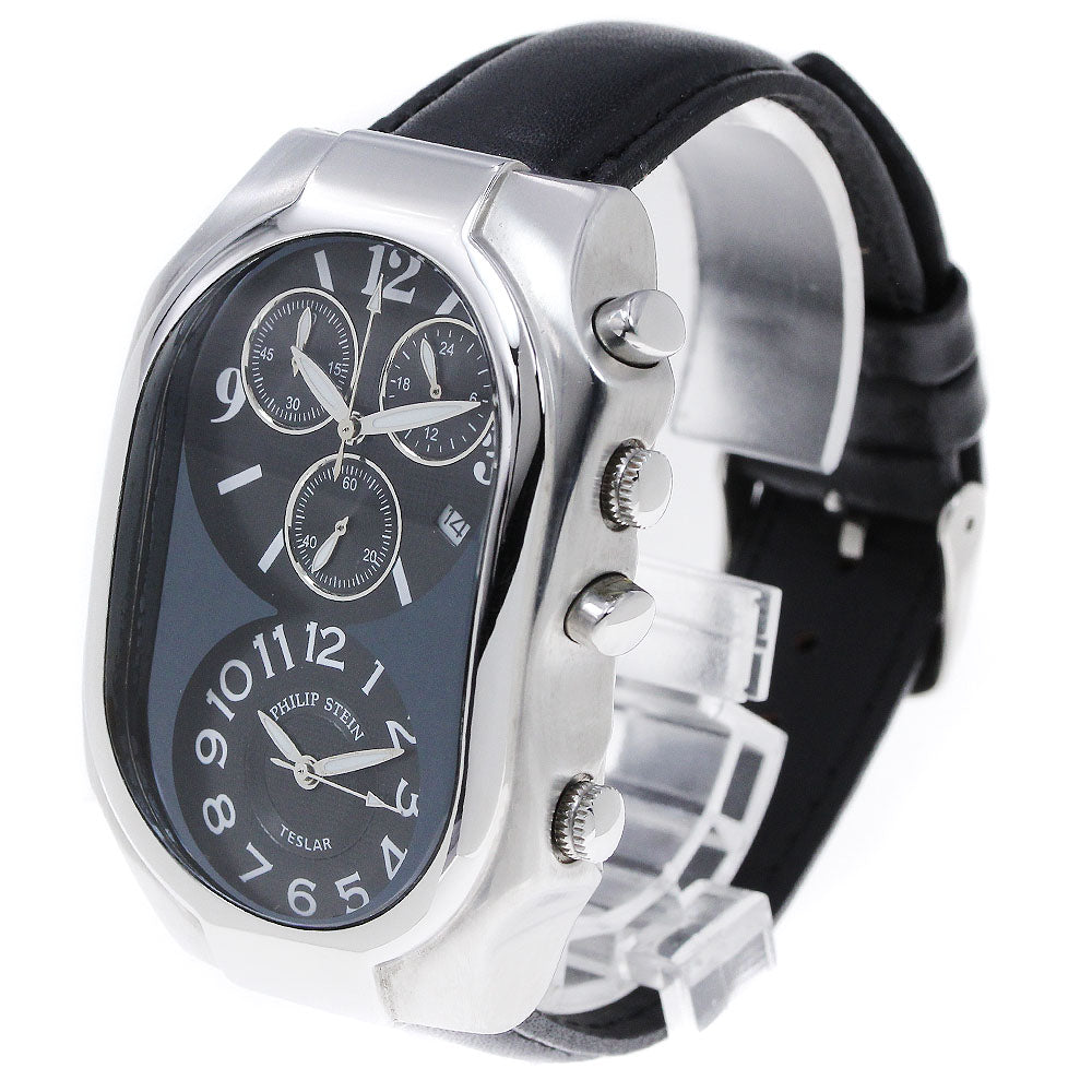Philip Stein Tesla Dual time black Dial Quartz Men's Watch_834432