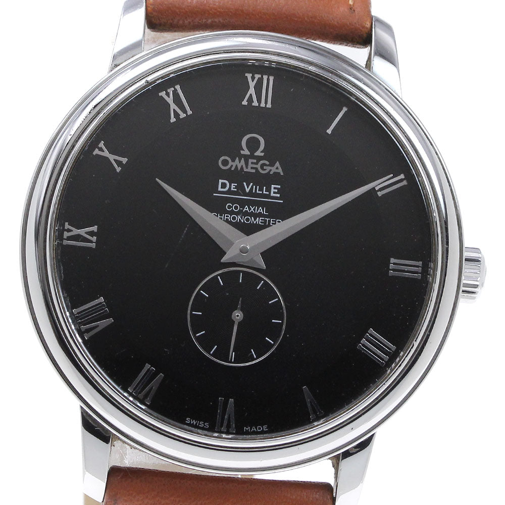 OMEGA De Ville Prestige 4813.50 Small seconds Black Dial Automatic Men's_834435