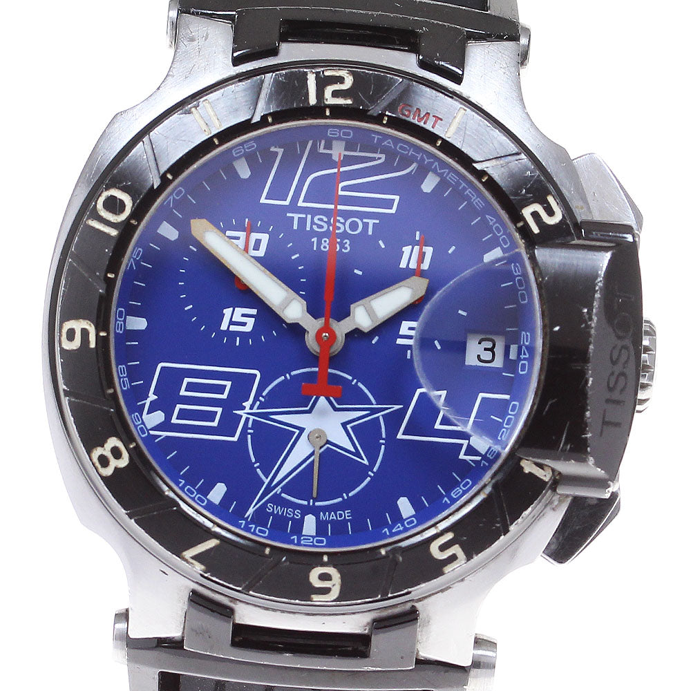 TISSOT T Race MotoGP 2014 Nicky Hayden Chronograph Blue Dial Quartz Men's_834441