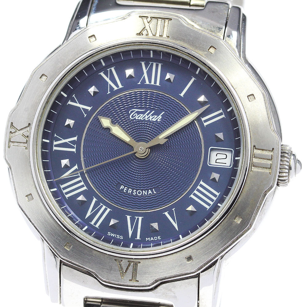 Tabbah personal Date blue Dial Automatic Men's Watch_834442