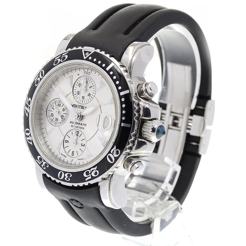 MONTBLANC Meisterstic 7034 Chronograph Date Silver Dial Automatic Men's Watch_834444