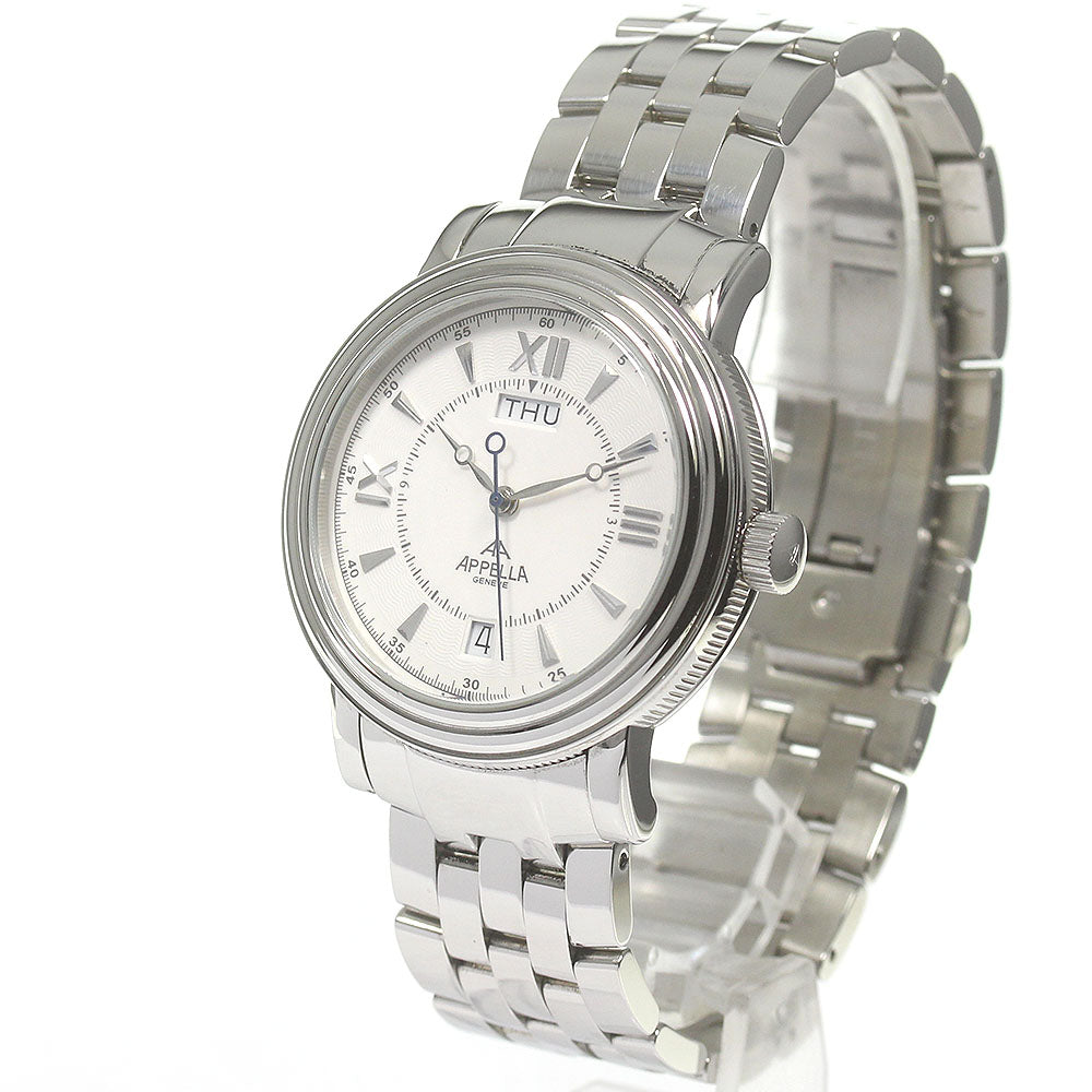APPELLA 587 Day date white Dial Automatic Men's Watch_834449