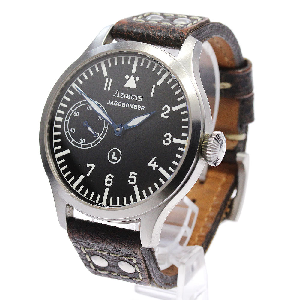 AZIMUTH Yak Bomber Pilot AM1MGBPR black Dial Hand Winding Men's Watch_834460