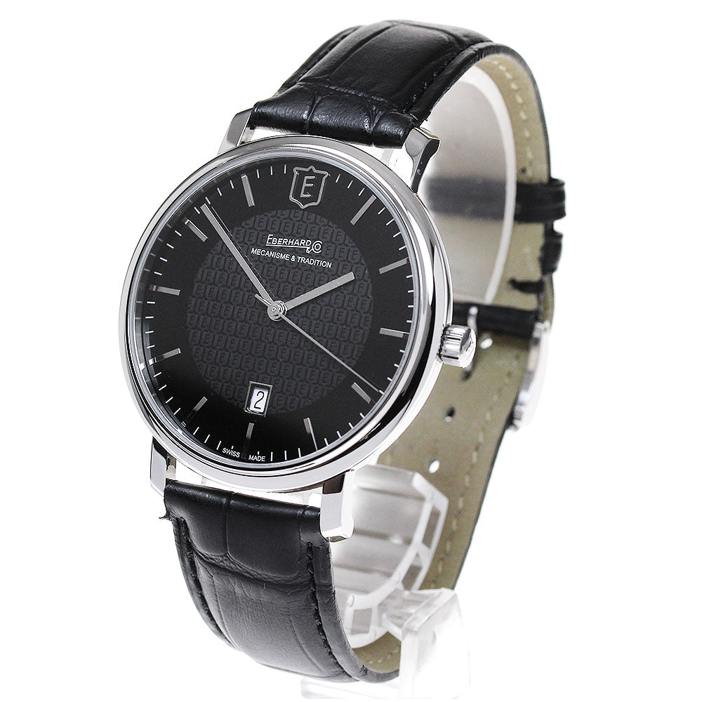EBERHARD Aliante 21021 Date Black Dial Automatic Men's Watch_834470