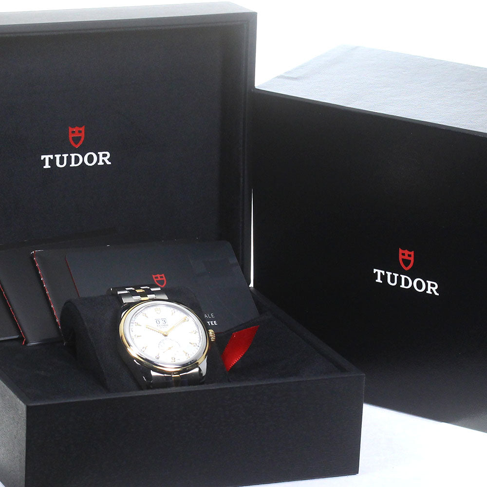 TUDOR Glamor Double Date 57103 11P diamond Automatic Men's Watch_834499