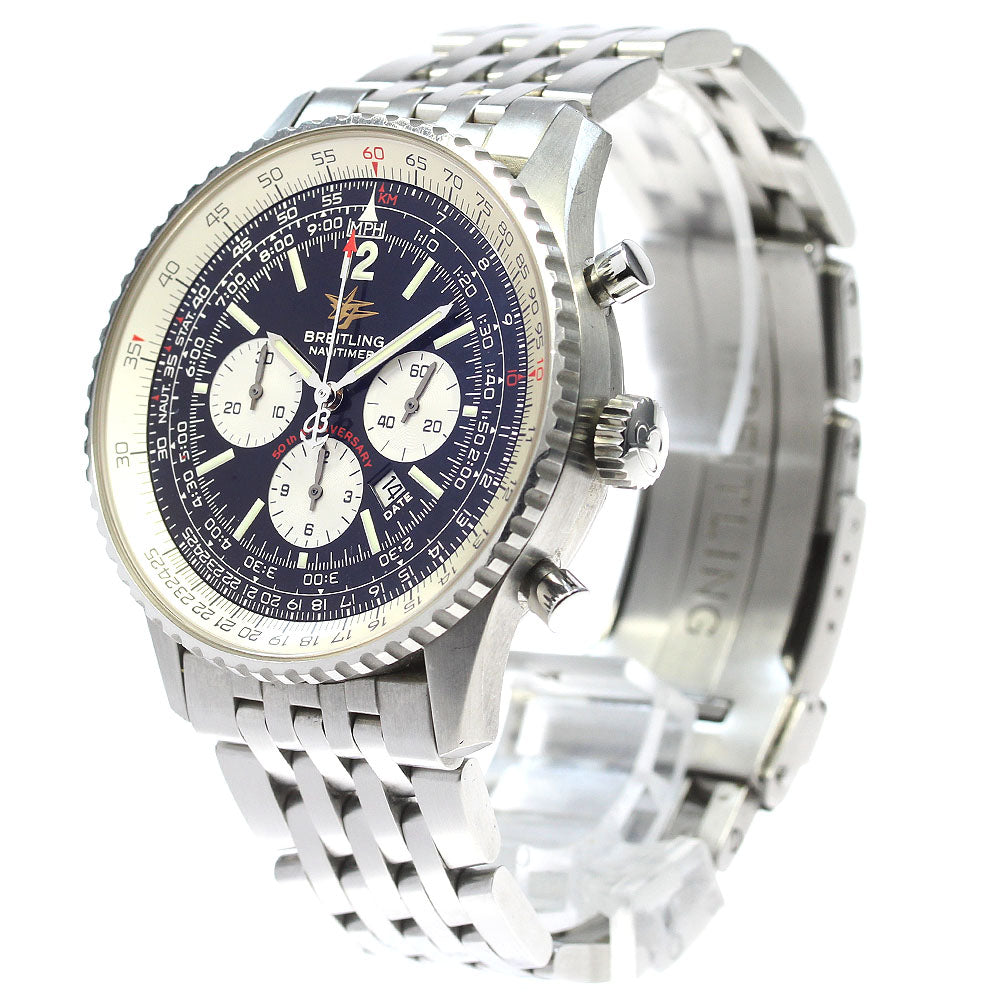 BREITLING Navitimer A41322 Chronograph Black Dial Automatic Men's Watch_834603