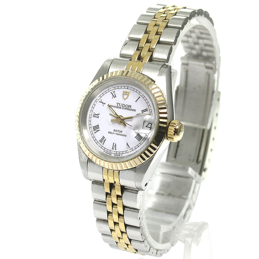 TUDOR Princess Oyster Date 92413N YG bezel cal.2671 AT Ladies Watch_834627