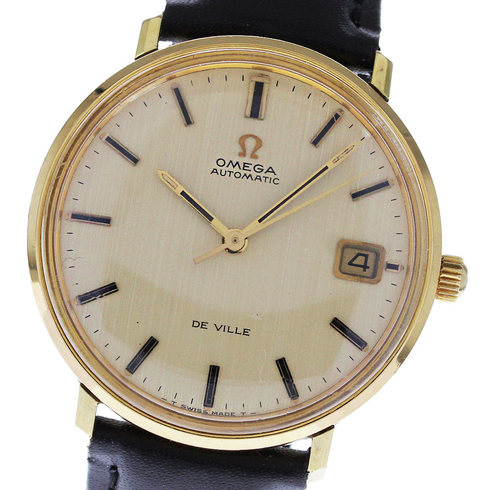 OMEGA De Ville Date gold Dial Automatic Men's Watch_834628