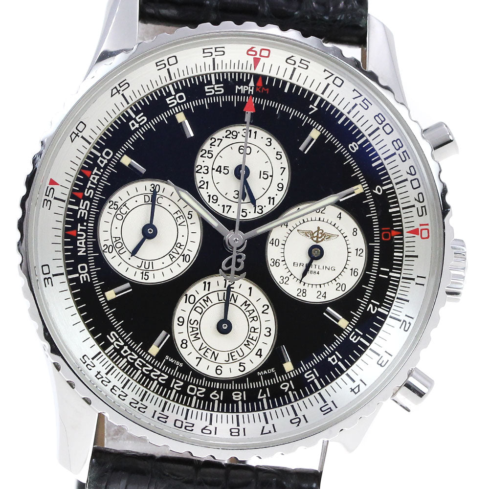 BREITLING Navitimer1461 A38022 Semi-perpetual calendar limited to 1000 pieces black Dial Automatic Men's Watch_834647