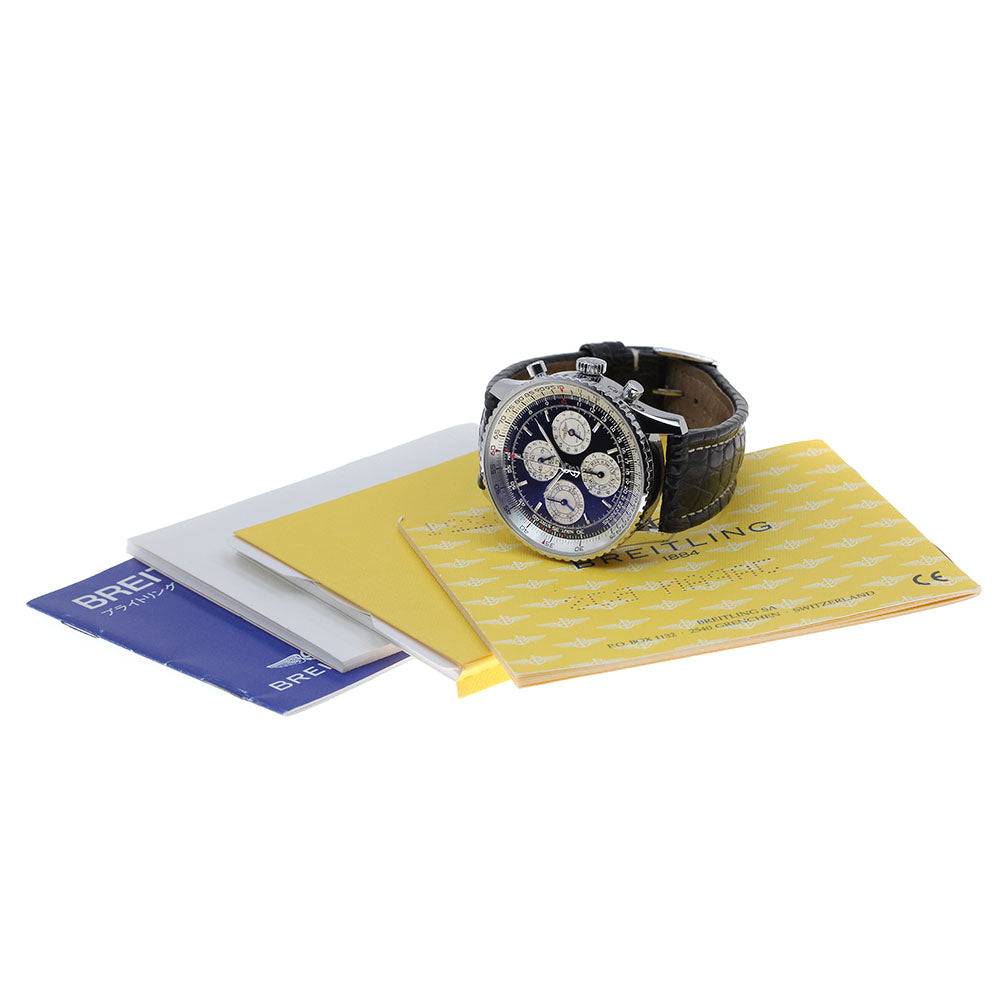 BREITLING Navitimer1461 A38022 Semi-perpetual calendar limited to 1000 pieces black Dial Automatic Men's Watch_834647