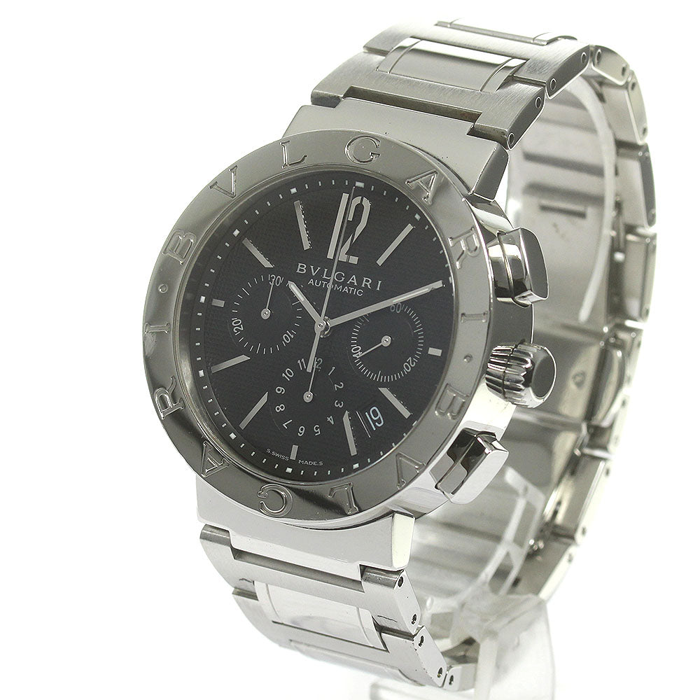 BVLGARI BVLGARIBVLGARI BB42SSCH Chronograph black Dial Automatic Men's_834668